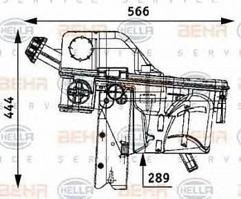 Бачок расширительный Actros