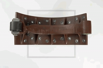 Колодка тормозная 410x220 MAN / ухо - срез / 19496