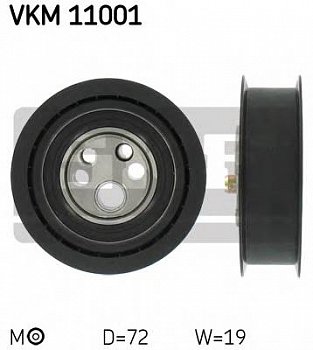 Ролик натяжной ремня ГРМ Audi 80/100/A6 2.0 90-98