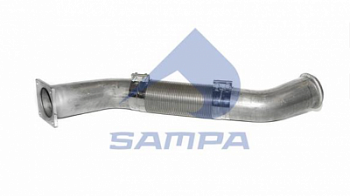 Труба выпуска с гофрой d=127 D=132 \DAF F95/95XF Euro 1