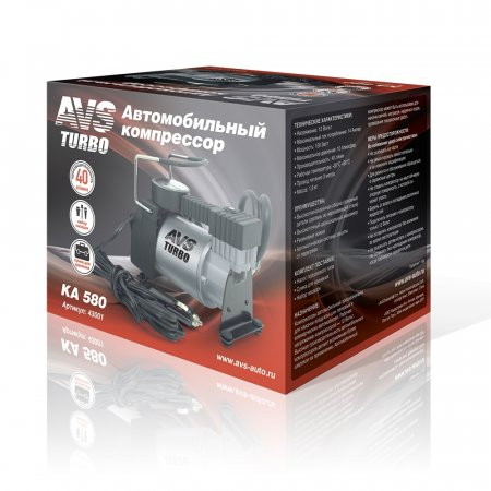 Компрессор автомобильный AVS k580