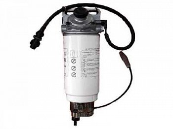 Фильтр топливный в сборе (сепаратор) с датчиком воды,с подогревом DAF/MAN; KMZ