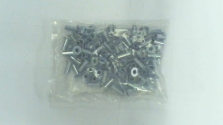 Заклепки 6x15 сталь, трубчатые (100 шт, прямая)