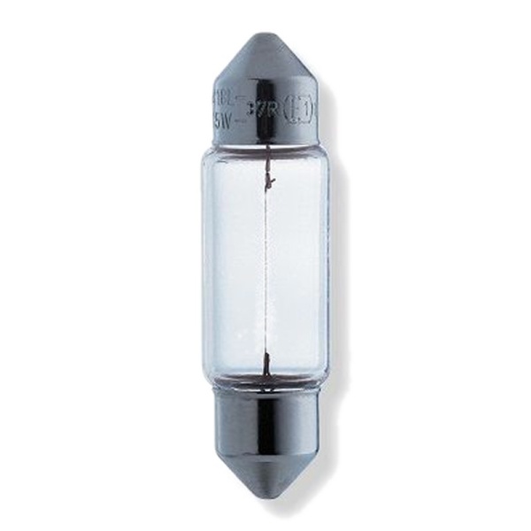 Лампа 12V C5W пальчиковая  SV8.5-8 L=36mm