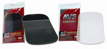 Коврик  Противоскользящий  NANO AVS NP-002 "черный" (15см#9см.)