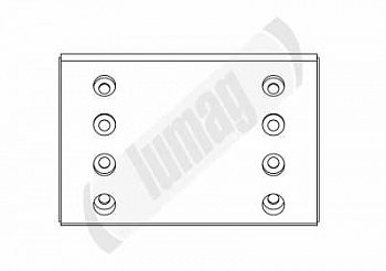 Накладки тормозные 19574 STD (300x200) 93251 BPW