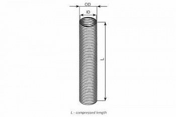 Гофра выхл. сист. двиг.115/119x2m x50см НЕРЖ(4 1/2'')  Volvo