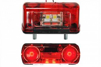 Подсветка номера (красная)