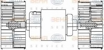 Вентилятор  отопителя MB Actros MP2/3
