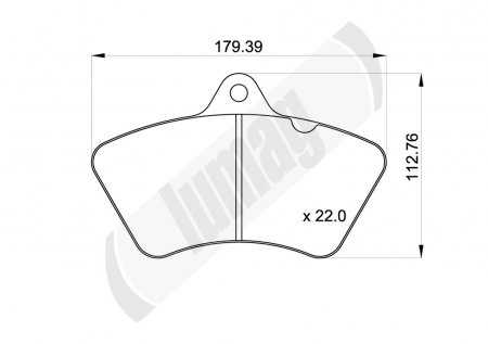Колодки дисковые 29582 SETRA (180x113x22) Knorr