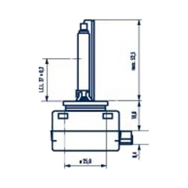 Лампа ксенон 12V D1S 35W PK32d-2 4300К
