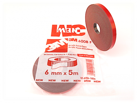 Скотч двусторонний 3М 6мм х 5м