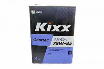 Масло транс.75w85 KIXX G-FF  GL-4  4L п/с