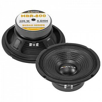 Эстрадная акустика   Avatar MBR-800 Мидбас 8", 4Om, Пара