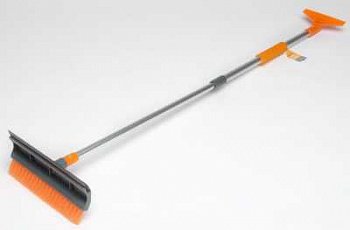 Щетка для снега со скребком AIRLINE 120см телескопическая с водосгоном