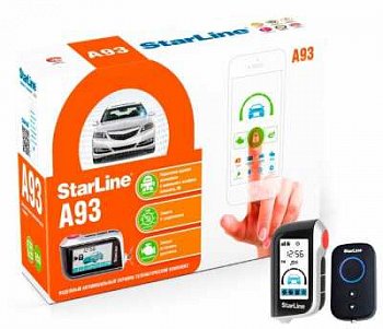 Автосигнализация StarLine A93  NEW ЖК дисп, ЗАПУСК,  сирена