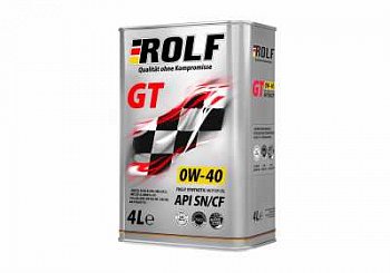 Масло мот. 0W40 ROLF GT SAE API SN/CF 4л синтетическое