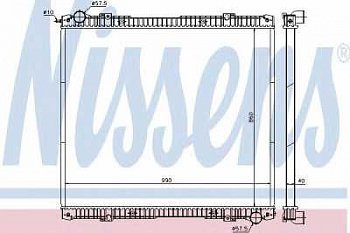 Радиатор SC R DC11/12/16 340/380/420/470/500/580/620 л. с. без рамки