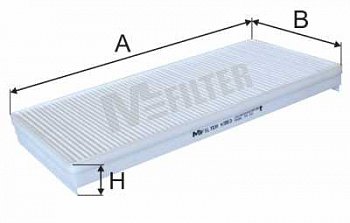 Фильтр салона MAN F90/F2000