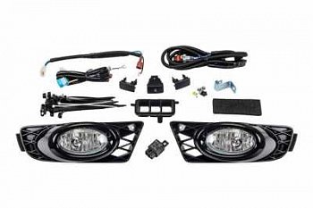 Фара противотуманная левая Honda CIVIC Л+П (КОМПЛЕКТ) С ПРОВОДК , КНОПКОЙ , РЕШЕТК БАМПЕРА , (СЕДАН)