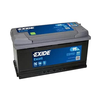 АКБ  95 а/ч EXIDE EXCELL [12V 95Ah 800A B13] 353x175x190mm;Полярность ETN 0 [-/+]