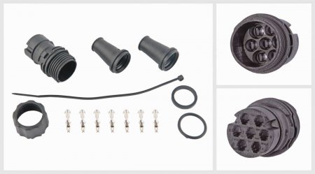 Разъем 7 полюсной (ответная часть)