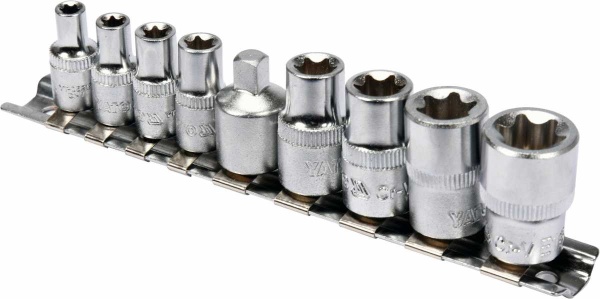 Набор головок TORX 9шт 1/4