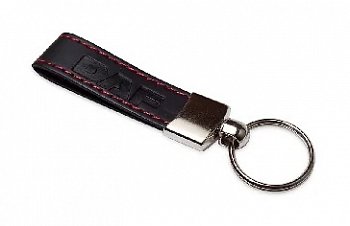 Брелок (оригинальный) DAF кожа (черный)