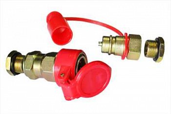 Разъем пневматический (красный) быстросъем М22х1,5