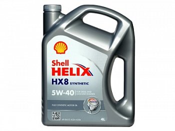 Масло мот. 5w40 Shell Helix   HX8 4л