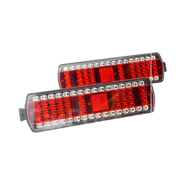 Фонарь задний левый LED КамАЗ-5490 (прямоуг. разъем)