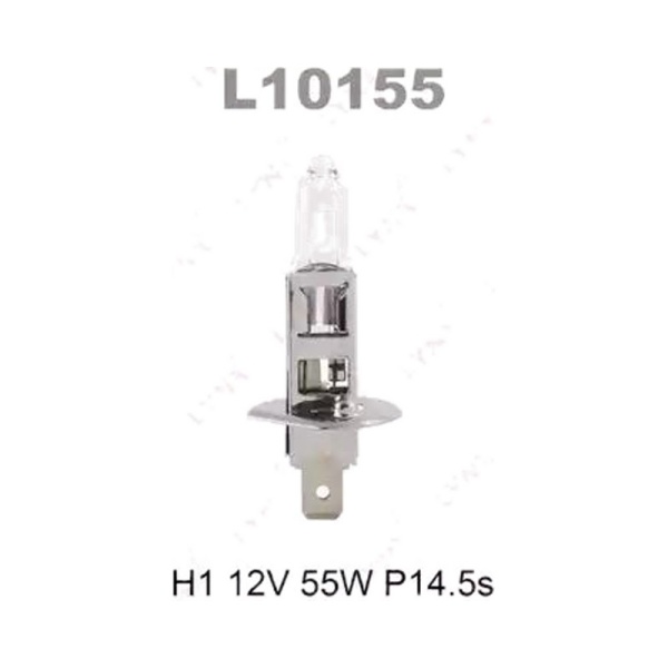 Лампа галоген 12V H1 55W P14.5S LYNXauto