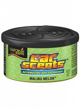 Ароматизатор возд "Car Scents" Malibu Melon (Дыня Малибу)  банка