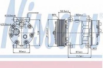 Компрессор кондиционера VO