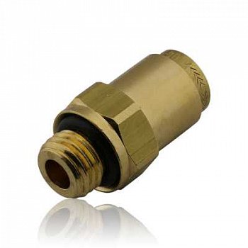 Соединитель (бронза) прямой / M16 - 08мм