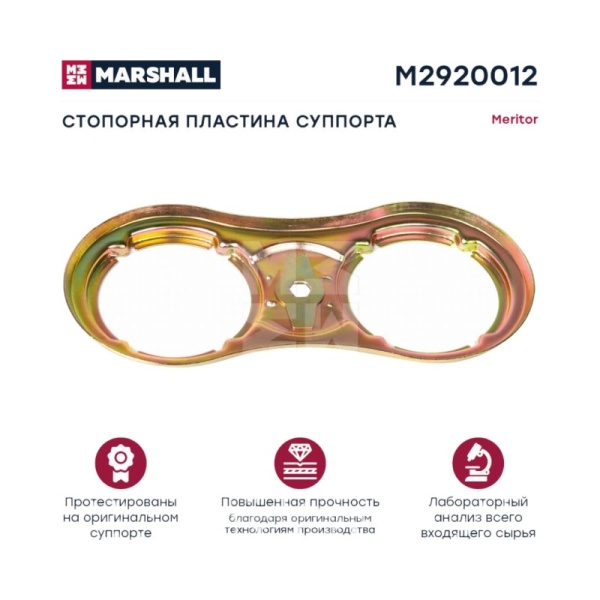 Пластина суппорта (пыльник) TGA