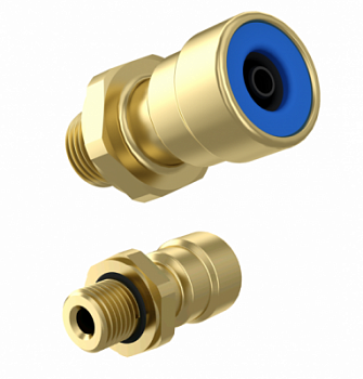 Соединитель (бронза) прямой / M10 - 06мм