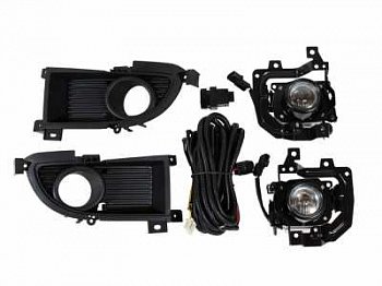 ФАРА ПРОТИВОТУМАННАЯ ЛЕВАЯ+ПРАВАЯ КОМПЛЕКТ+ПРОВОДКА+КНОПКА+РЕШЁТКИ LANCER