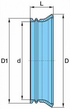 Уплотнительное кольцо для разжимного вала BPW 45мм