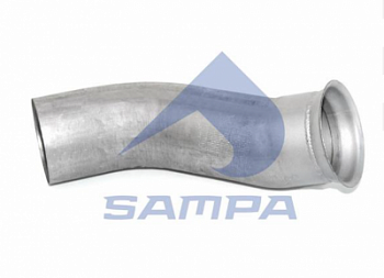 Труба глушителя  приемная d127 1-изг  RENAULT Kerax/Premium