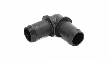 Патрубок угловой (пластик) д.3490