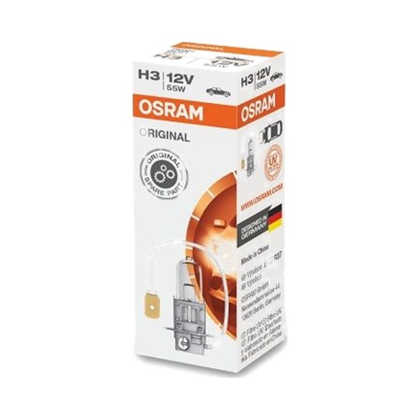 Лампа галоген 12V H3 55W OSRAM Original (оригинал)