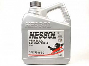Масло транс.75w90 HESSOL  Getriebeol GL-4 4L синтетика