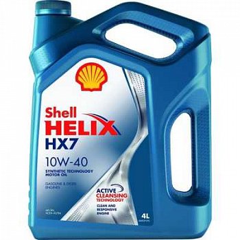 Масло мот.10w40  Shell Helix HX7    4л