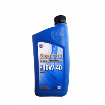Масло мот.10W40 Chevron Supreme (0.946L)