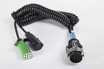 Кабель электрический 7 полюсов и 6+1 полюсов сдвоенный