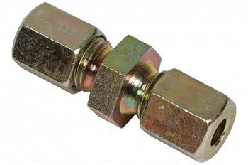 Соединитель (гайка) прямой / d 06 - 06 мм