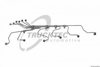 Комплект трубок высокого давления. TGA (+ MAZ-MAN) на 6 цилиндров