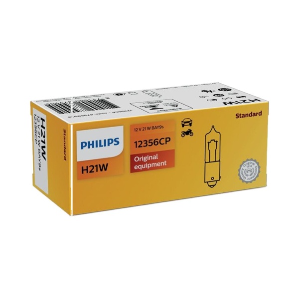 Лампа галоген 12V H21W 21W BAY9s
