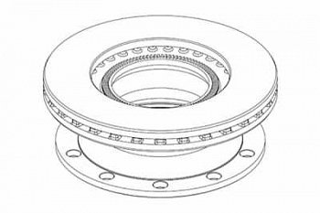 Диск тормозной 430x45x155 SMB